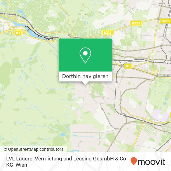 LVL Lagerei Vermietung und Leasing GesmbH & Co KG Karte