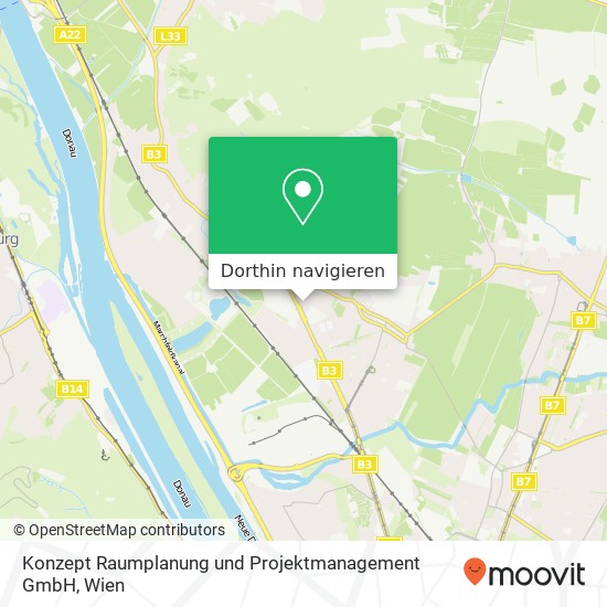 Konzept Raumplanung und Projektmanagement GmbH Karte