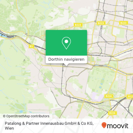 Patalong & Partner Innenausbau GmbH & Co KG Karte