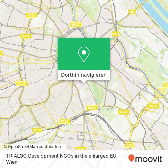 TRIALOG Development NGOs in the enlarged EU Karte