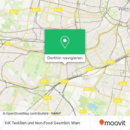 KiK Textilien und Non-Food GesmbH Karte