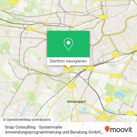 Snap Consulting - Systemnahe Anwendungsprogrammierung und Beratung GmbH Karte