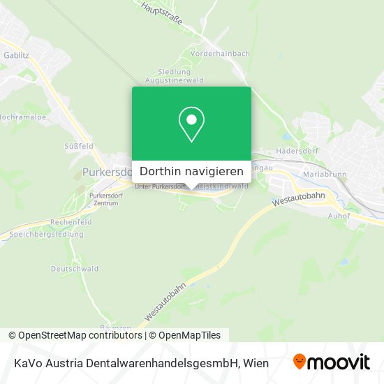 KaVo Austria DentalwarenhandelsgesmbH Karte