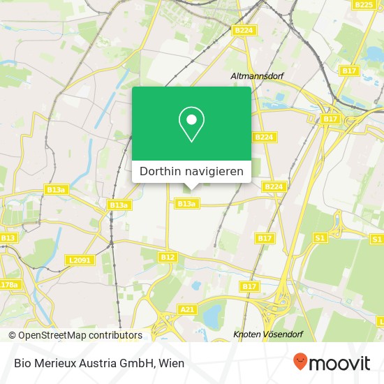 Bio Merieux Austria GmbH Karte