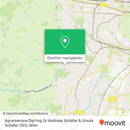 Agrarservice Dipl-Ing Dr Andreas Schäfer & Ursula Schäfer OEG Karte