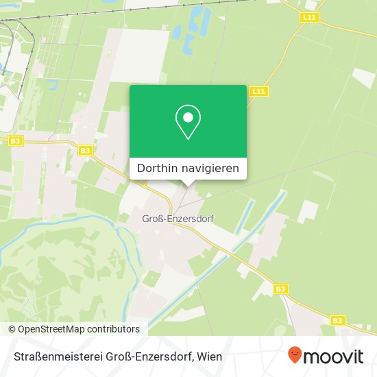 Straßenmeisterei Groß-Enzersdorf Karte