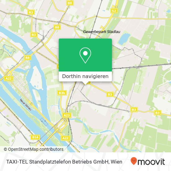 TAXI-TEL Standplatztelefon Betriebs GmbH Karte