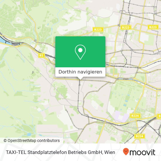 TAXI-TEL Standplatztelefon Betriebs GmbH Karte