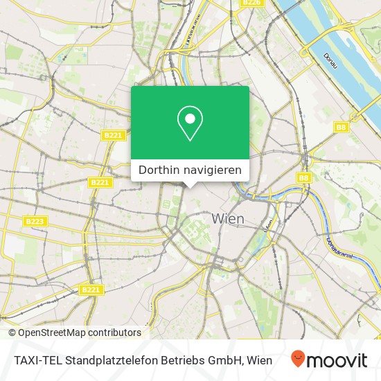 TAXI-TEL Standplatztelefon Betriebs GmbH Karte