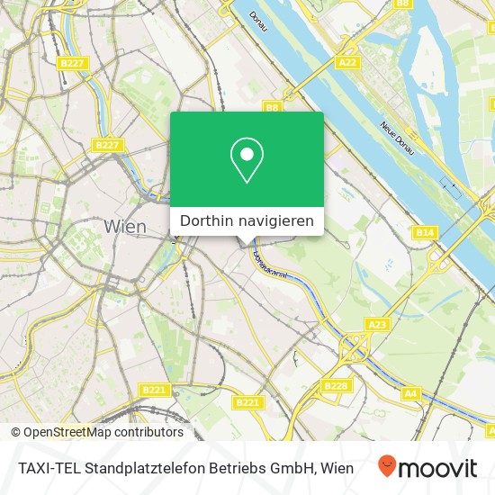 TAXI-TEL Standplatztelefon Betriebs GmbH Karte