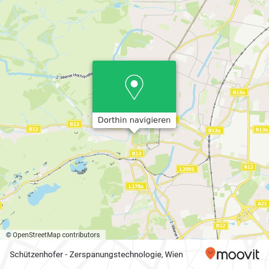 Schützenhofer - Zerspanungstechnologie Karte