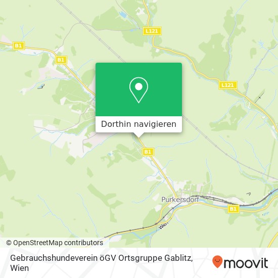 Gebrauchshundeverein öGV Ortsgruppe Gablitz Karte