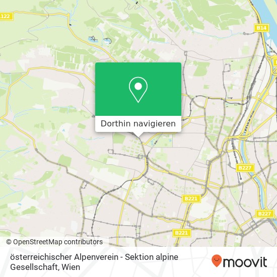 österreichischer Alpenverein - Sektion alpine Gesellschaft Karte