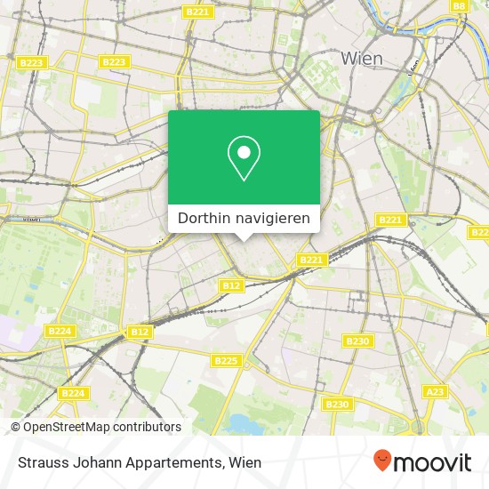 Strauss Johann Appartements Karte