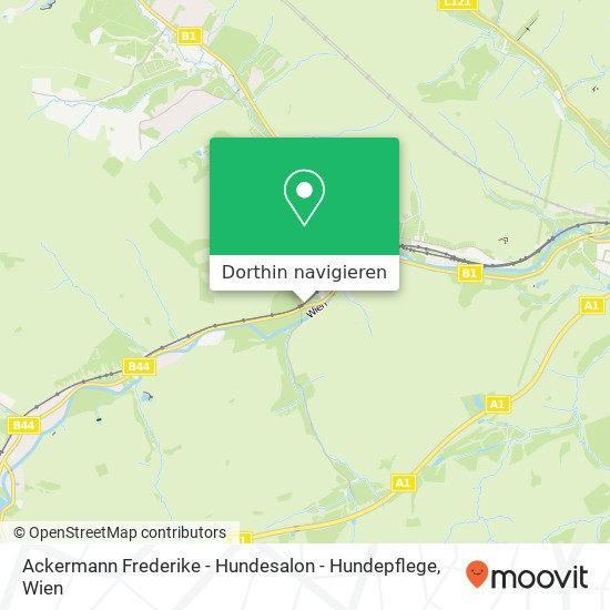 Ackermann Frederike - Hundesalon - Hundepflege Karte