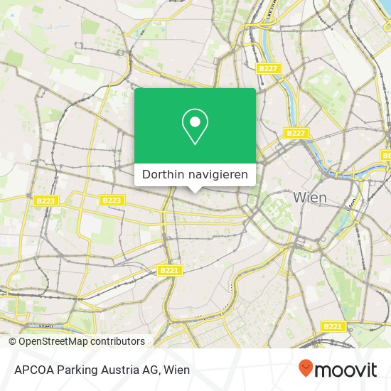 APCOA Parking Austria AG Karte