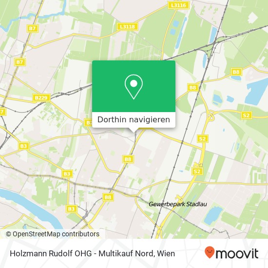 Holzmann Rudolf OHG - Multikauf Nord Karte