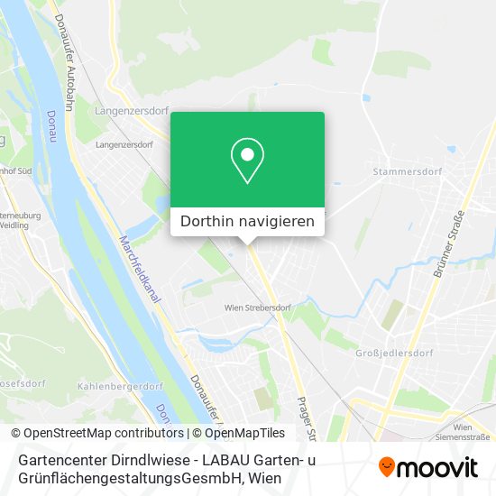 Gartencenter Dirndlwiese - LABAU Garten- u GrünflächengestaltungsGesmbH Karte
