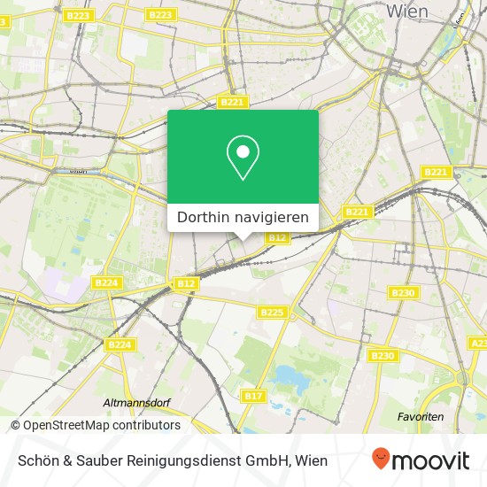 Schön & Sauber Reinigungsdienst GmbH Karte
