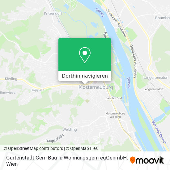 Gartenstadt Gem Bau- u Wohnungsgen regGenmbH Karte