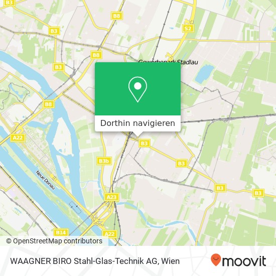 WAAGNER BIRO Stahl-Glas-Technik AG Karte