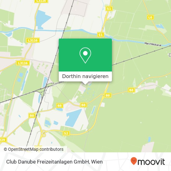 Club Danube Freizeitanlagen GmbH Karte