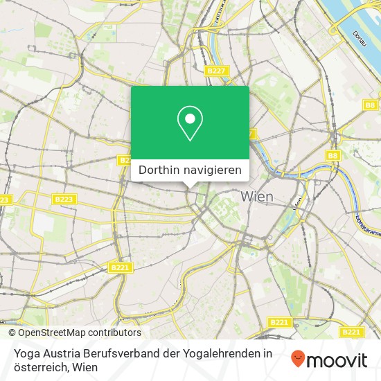 Yoga Austria Berufsverband der Yogalehrenden in österreich Karte