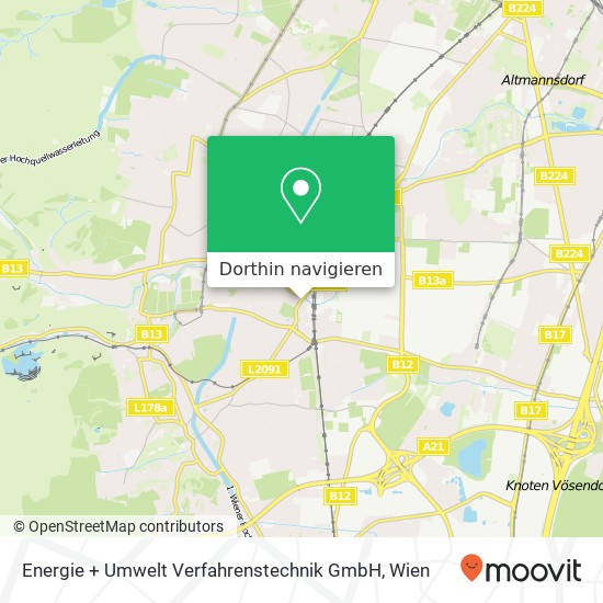 Energie + Umwelt Verfahrenstechnik GmbH Karte