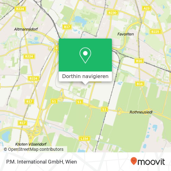 P.M. International GmbH Karte