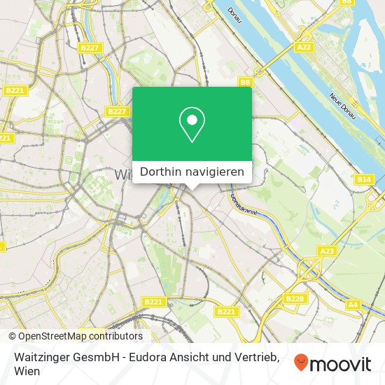 Waitzinger GesmbH - Eudora Ansicht und Vertrieb Karte