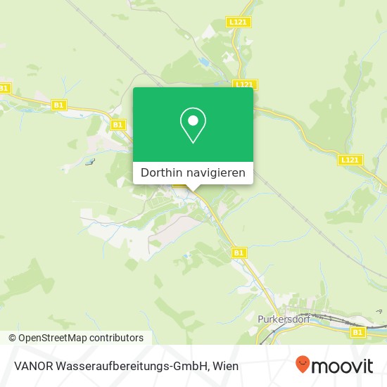 VANOR Wasseraufbereitungs-GmbH Karte