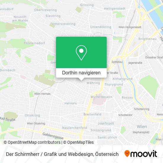 Der Schirmherr / Grafik und Webdesign Karte