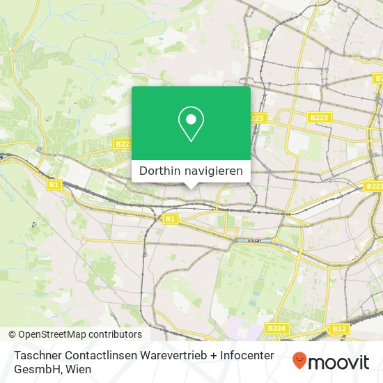 Taschner Contactlinsen Warevertrieb + Infocenter GesmbH Karte