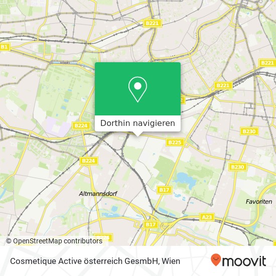 Cosmetique Active österreich GesmbH Karte