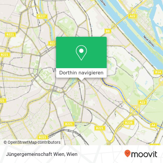 Jüngergemeinschaft Wien Karte