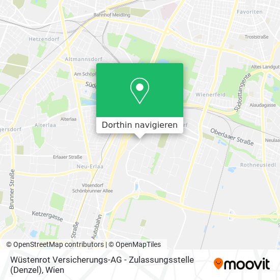 Wüstenrot Versicherungs-AG - Zulassungsstelle (Denzel) Karte