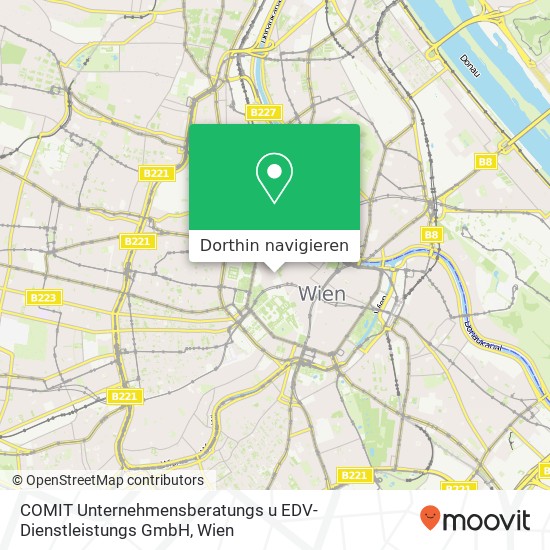 COMIT Unternehmensberatungs u EDV-Dienstleistungs GmbH Karte