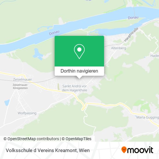 Volksschule d Vereins Kreamont Karte