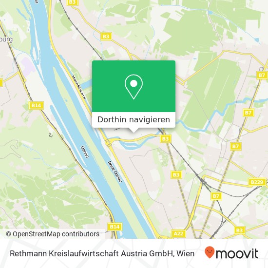 Rethmann Kreislaufwirtschaft Austria GmbH Karte