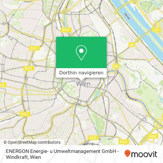 ENERGON Energie- u Umweltmanagement GmbH - Windkraft Karte