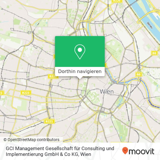GCI Management Gesellschaft für Consulting und Implementierung GmbH & Co KG Karte