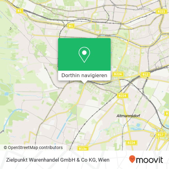 Zielpunkt Warenhandel GmbH & Co KG Karte