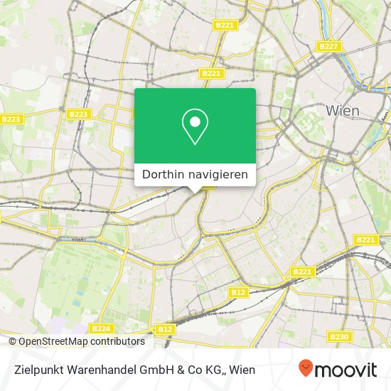 Zielpunkt Warenhandel GmbH & Co KG, Karte