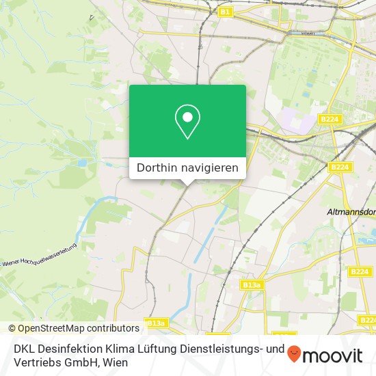 DKL Desinfektion Klima Lüftung Dienstleistungs- und Vertriebs GmbH Karte