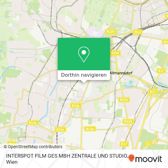 INTERSPOT FILM GES MBH ZENTRALE UND STUDIO Karte