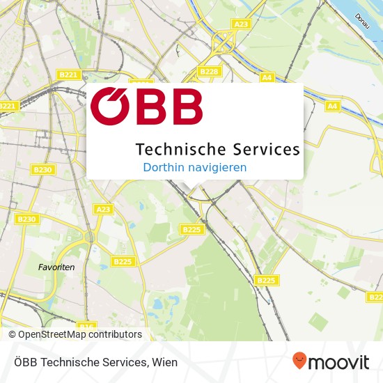 ÖBB Technische Services Karte
