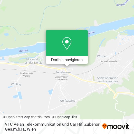 VTC Velan Telekommunikation und Car Hifi Zubehör Ges.m.b.H. Karte