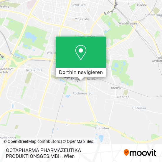 OCTAPHARMA PHARMAZEUTIKA PRODUKTIONSGES.MBH Karte