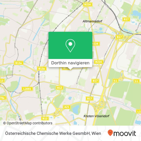 Österreichische Chemische Werke GesmbH Karte