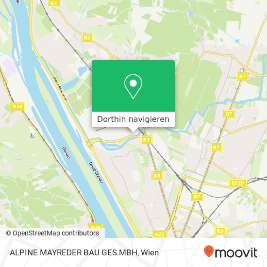 ALPINE MAYREDER BAU GES.MBH Karte